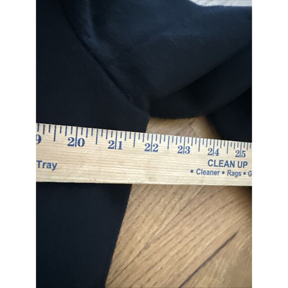 SPENCER REID 10 T Black Wool Pea Coat Jacket Double Breasted - Picture 8 of 8